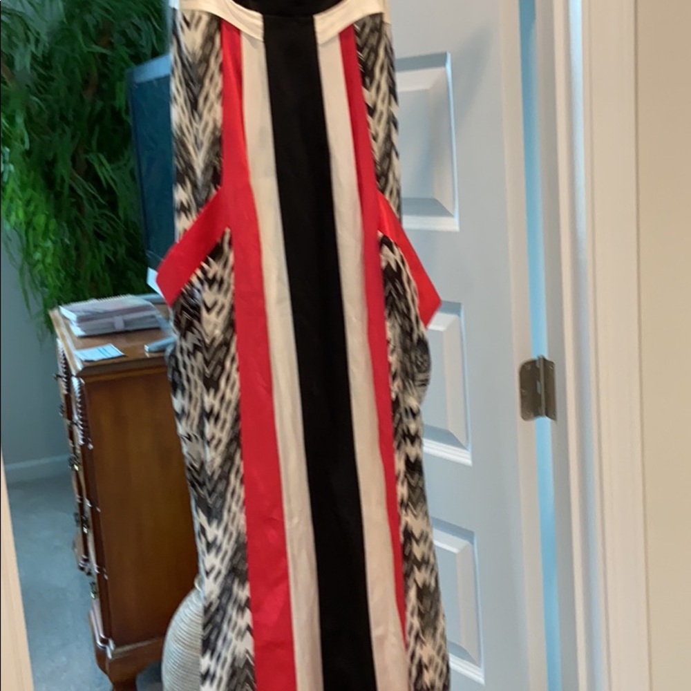 Bebe silk maxi dress